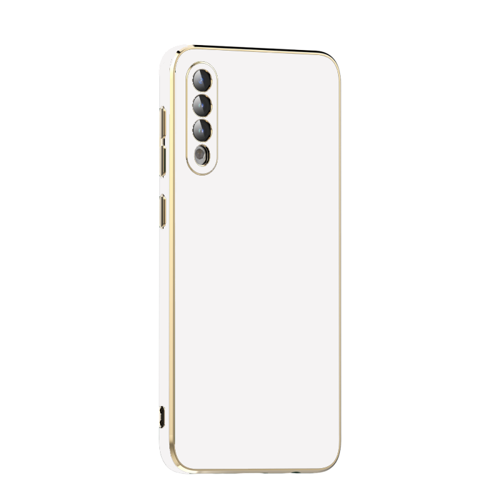 Galaxy A50 Kılıf KHYR Bark Kapak - Beyaz