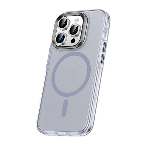 iPhone 15 Pro Kılıf Airbagli Magsafe Wireless Şarj Özellikli Lens Koruyuculu KHYR Klaptika Kapak - G