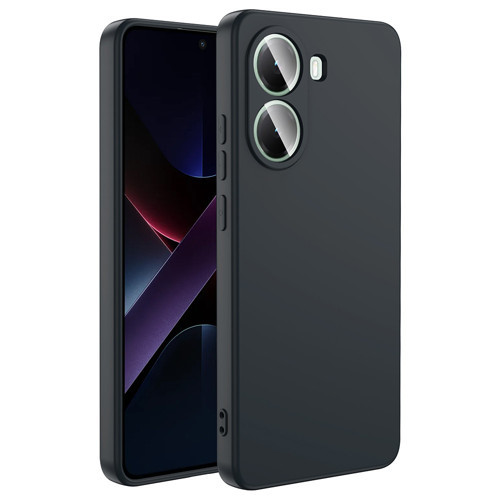 Poco X7 Pro Kılıf KHYR Mara Lansman Kapak - Siyah
