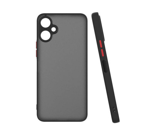 Tecno Spark 9T Kılıf KHYR Hux Kapak - Siyah