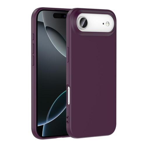 iPhone 17 Air Kılıf Zore Mara Lansman Kapak - Koyu Mor