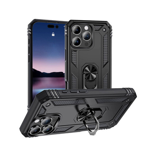 Apple iPhone 16 Pro Max Kılıf KHYR Vega Kapak-Siyah