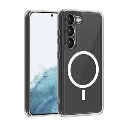 Galaxy S23 Uyumlu KHYR Tacsafe Wireless Kılıf-Renksiz