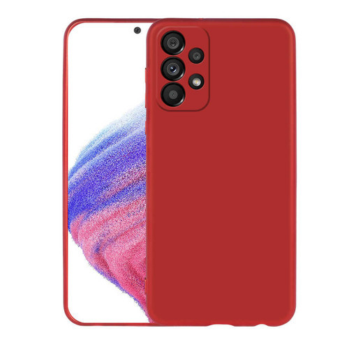 Galaxy A33 5G Kılıf KHYR Premier Silikon Kapak - Kırmızı