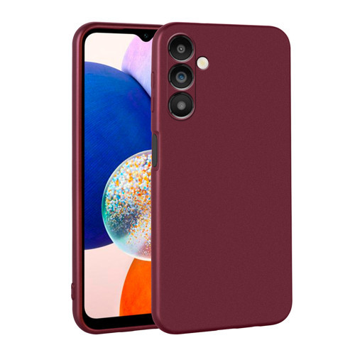 Galaxy A14 Kılıf KHYR Premier Silikon Kapak - Mürdüm