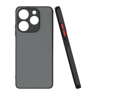 Tecno Spark 10 Pro Kılıf KHYR Hux Kapak - Siyah