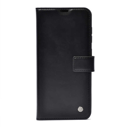 Redmi Note 12 Pro 5G Kılıf KHYR Kar Deluxe Kapaklı Kılıf - Siyah