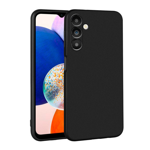 Galaxy A14 Kılıf KHYR Premier Silikon Kapak - Siyah