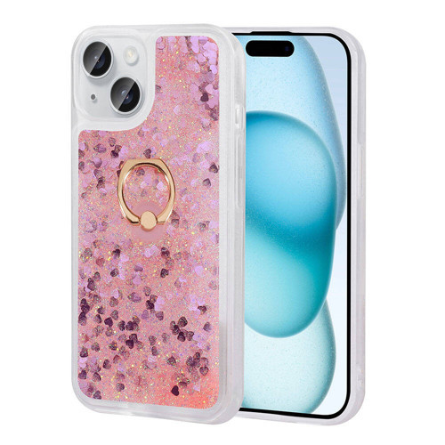 iPhone 15 Plus Uyumlu KHYR Milce Kılıf-Pembe