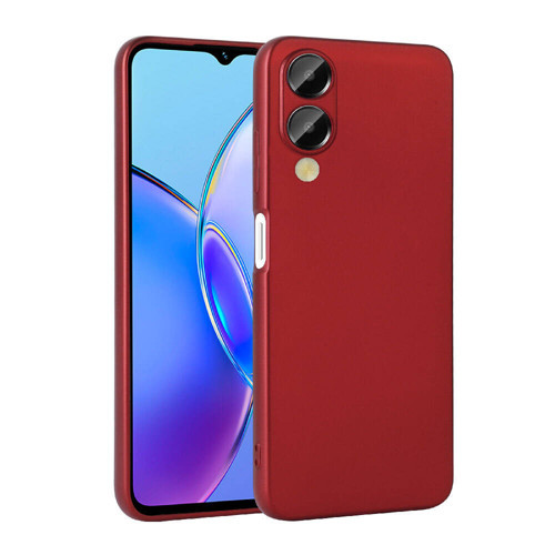 Vivo Y17S Kılıf KHYR Premier Silikon Kapak - Kırmızı
