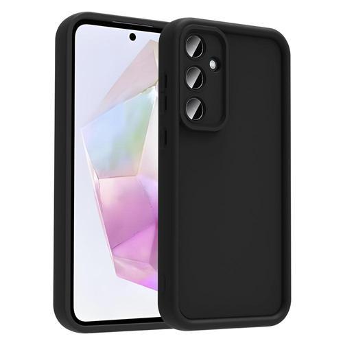 Galaxy A36 Kılıf Kamera Korumalı KHYR Ananas Kapak - Siyah