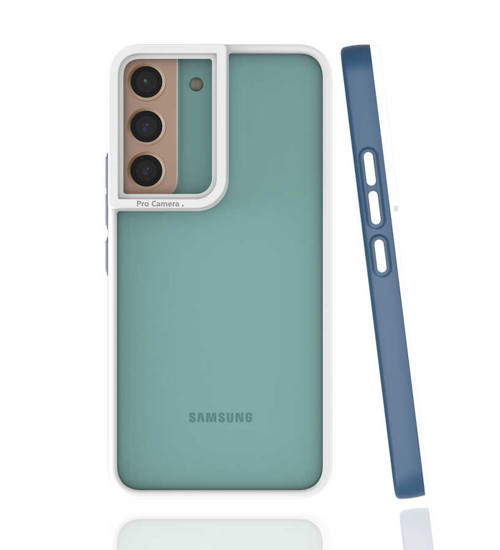 Galaxy S22 Kılıf KHYR Mima Kapak - Lacivert