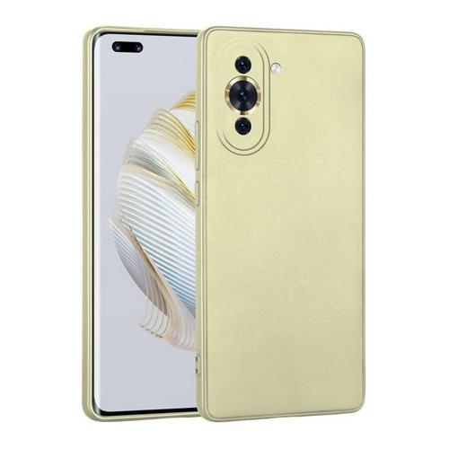 Huawei Nova 10 Pro Kılıf KHYR Premier Silikon Kapak - Gold