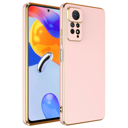 Redmi Note 12 Pro 4G Kılıf KHYR Bark Kapak - Rose Gold