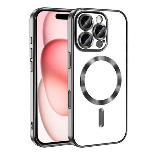 iPhone 16 Pro Max Kılıf Kamera Korumalı Magsafe Wireless Şarj Özellikli KHYR Demre Kapak - Siyah