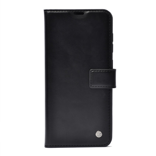 Poco X7 Pro Kılıf KHYR Kar Deluxe Kapaklı Kılıf - Siyah