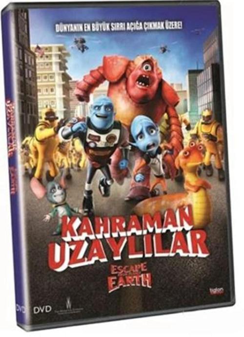 Kahraman Uzaylılar - Escape From Planet Earth ( Türkçe Dublaj ) ( Ambalajında - Sıfır ) DVD