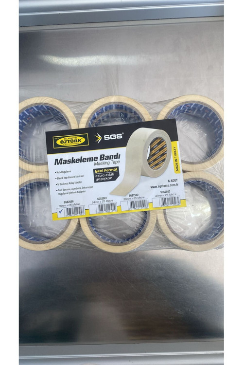 Maskeleme Bandı 18 Mm X 25 Mt (1 Adet )