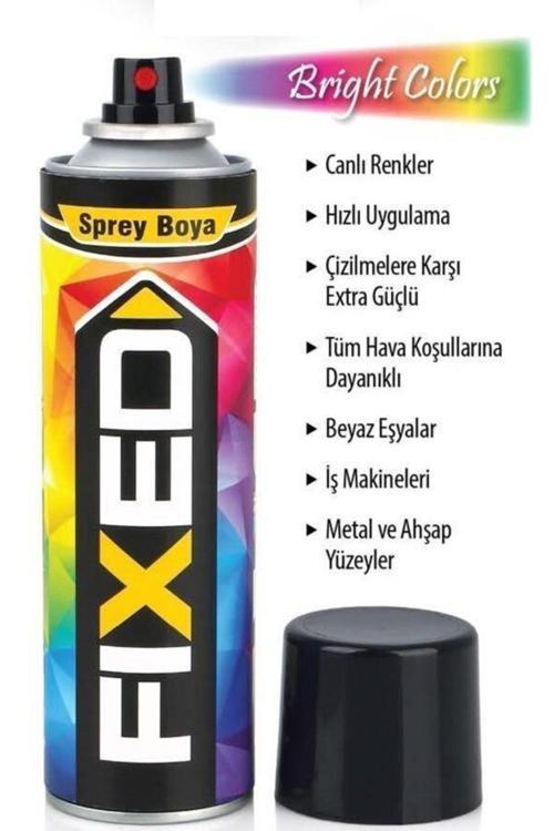 Sprey Boya Mat Siyah 225 Ml.