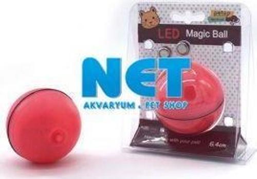 Kedi için Ledli Oyun Topu 6,4 CM 