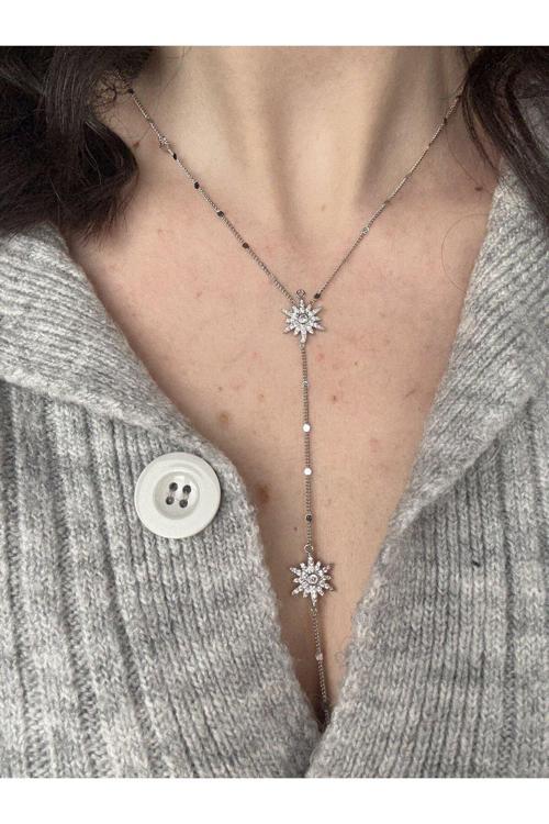 Kutup Yıldızlı Y Kolye