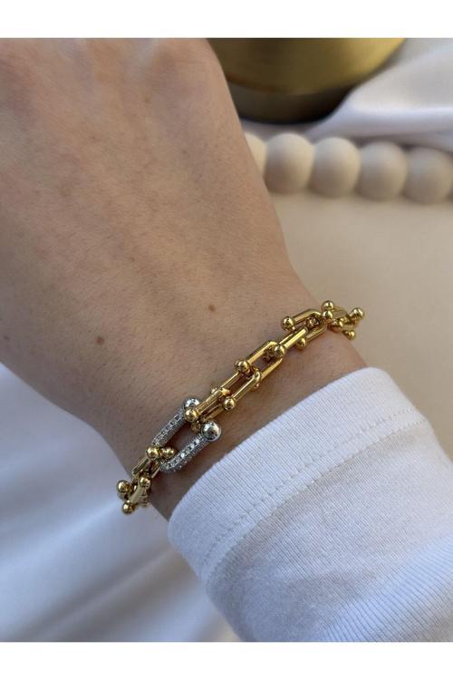 Çift Renk Tasarım Tıffany Bileklik