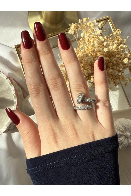 Silver Çivi Model Yüzük