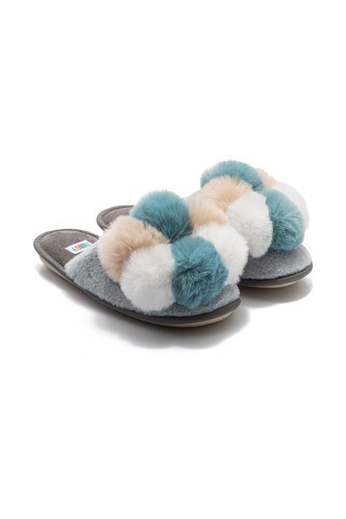 TWIGY TW TESS KADIN MAVİ EV TERLİK 36/41