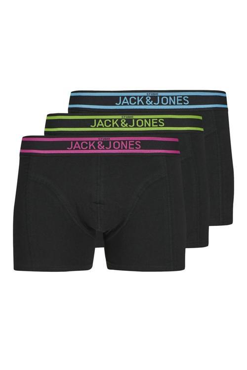Jack & Jones Jacglow Solid 3 Pack Erkek Boxer