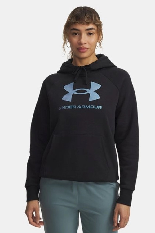 UA Rival Flc Shimmer Hdy Kadın Sweatshirt