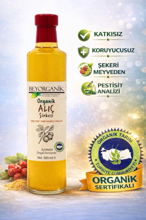 Organik Alıç Sirkesi 500 ml