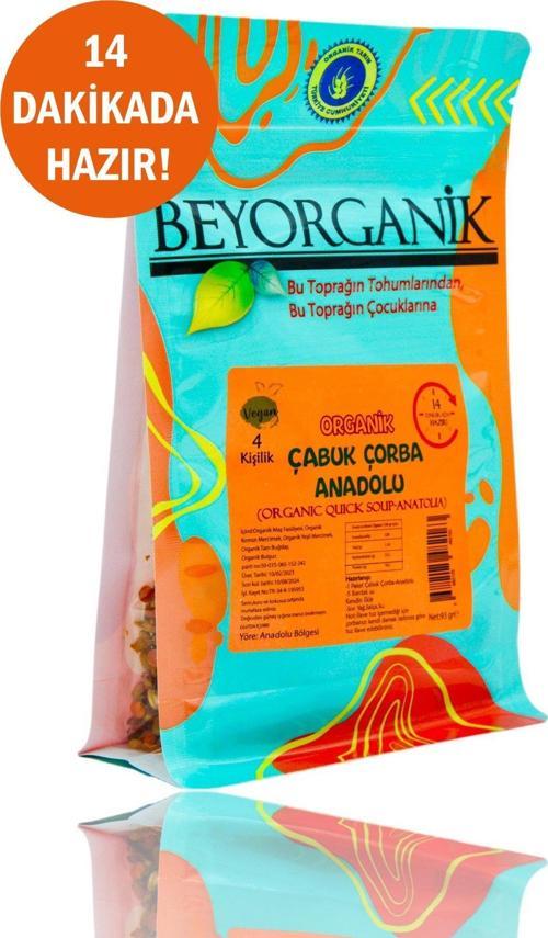 Organik Çabuk Çorba Anadolu 93gr (14 dakikada hazır)