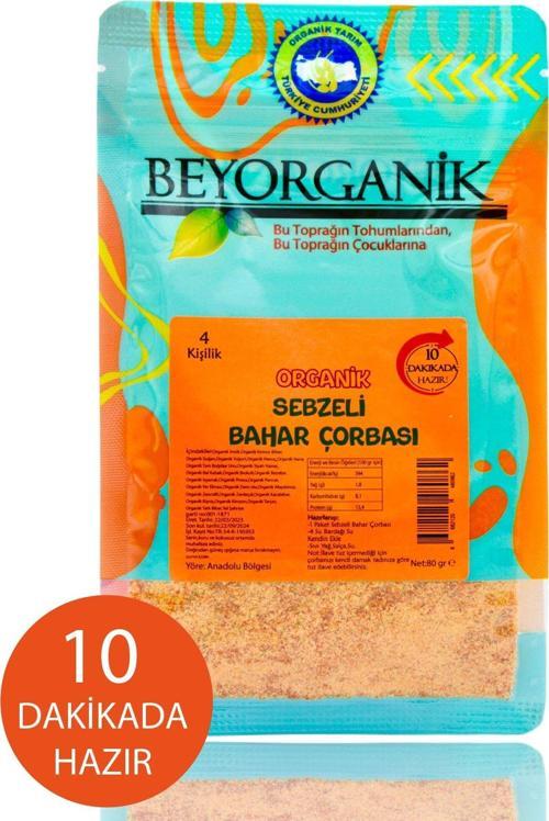 Organik SEBZELİ BAHAR ÇORBASI 80gr * (10 DK HAZIR )