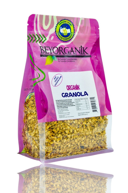 Organik Granola 350gr (MOR ÖZLERLE HARMANLANMIŞ)