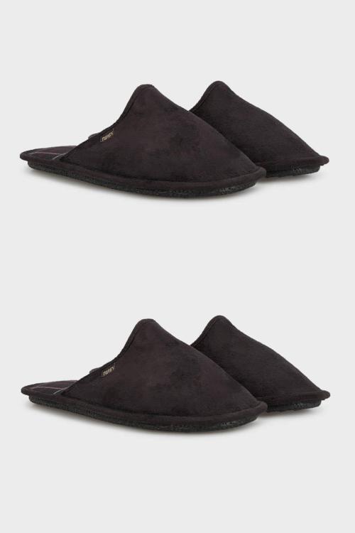 Tw Cf Pro 2'li Paket Ev Erkek Terlik AA0598CFS2 SİYAH-SİYAH