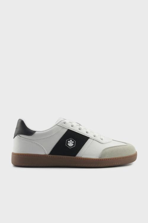 Logolu Süet Detaylı Sneaker Bayan Ayakkabı KOLN 5FX BEYAZ