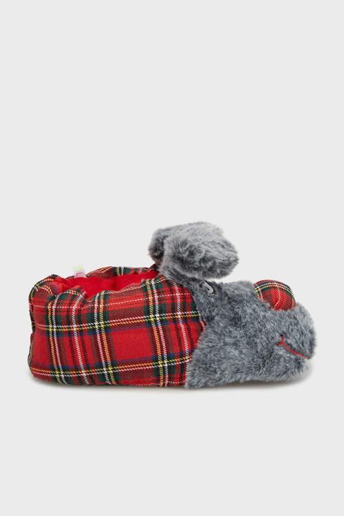 Tw Zizu Sessiz Taban Hayvanlı Erkek Panduf GG0506 GRİ