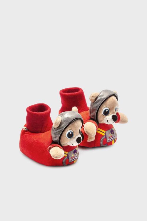 Tw Apollo Hayvanlı Sessiz Taban Erkek Çocuk Panduf CC0689 KIRMIZI