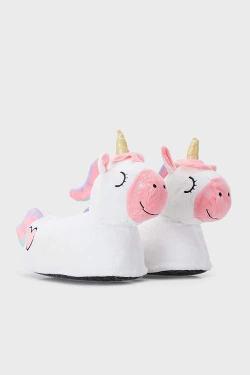 Tw Pinkcorn Sessiz Taban Bayan Panduf YY0296 BEYAZ