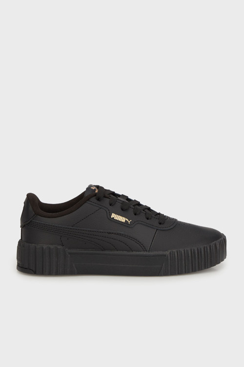 Carina 3.0 Deri Logolu Sneaker Bayan Ayakkabı 40036502 SİYAH