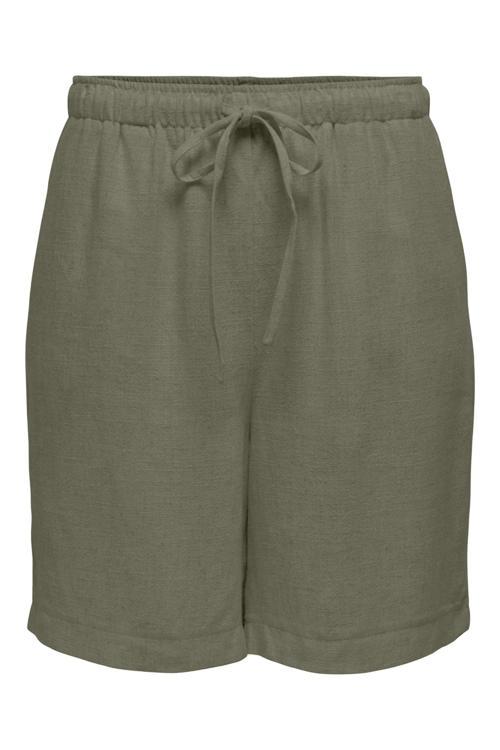 Onlsiesta Yüksek Bel Regular Fit Bayan Short 15322264 HAKİ