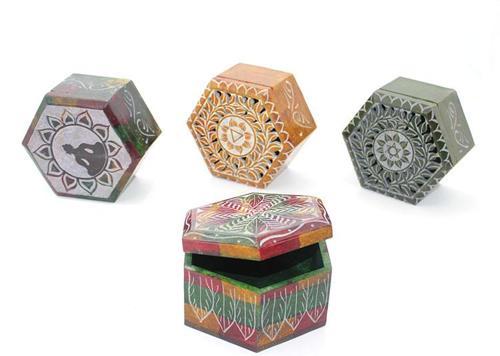 Obsidian Taşı Kutu Model 6 