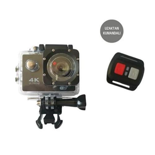 Kumandalı 4K Wi-Fi Aksiyon Kamerası 