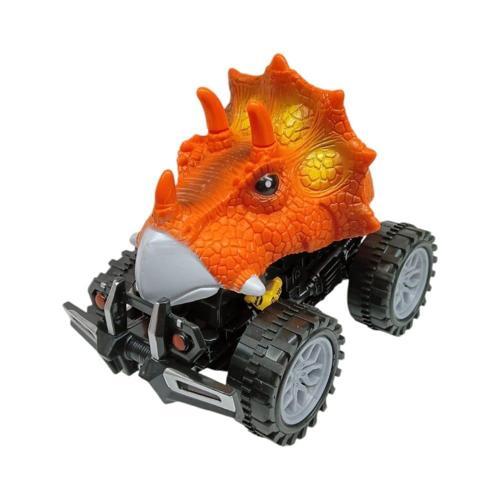 Sürtmeli Dinazor Robota Dönüşen Araba 14 Cm - Turuncu