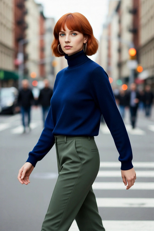 Kadın Oversize Balıkçı Yaka Basic Triko Kazak Kışlık Soğuk Havalar İçin İdeal Şıklık Ve Rahatlık