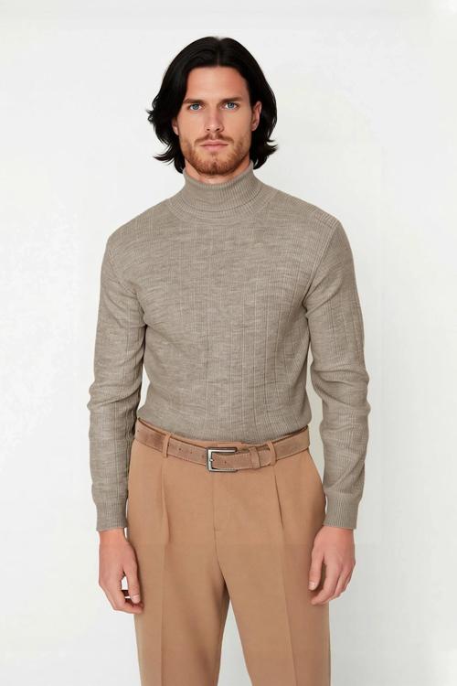 Erkek Balıkçı Yaka Triko Kazak Regular Kalıbı İle Günlük Ve Smart Kombinler İçin İdeal Bir Parça