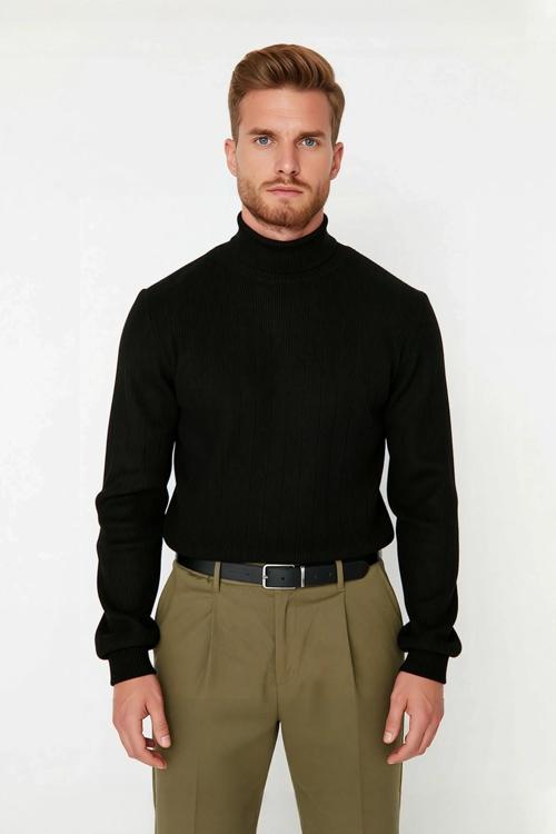 Erkek Balıkçı Yaka Triko Kazak Regular Kalıbı İle Günlük Ve Smart Kombinler İçin İdeal Bir Parça