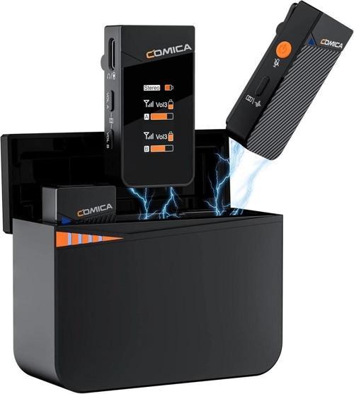 Vimo C3 (2) Kanallı Mini Kablosuz Yaka Mikrofonu