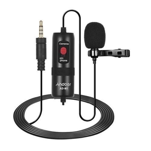 AD-M1 Çok Yönlü Kondansatör Yaka Mikrofonu