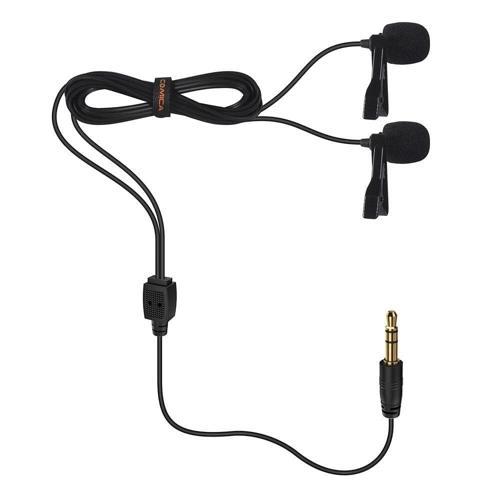 CVM-D02 Çiftli Yaka Mikrofonu (2.50mt)